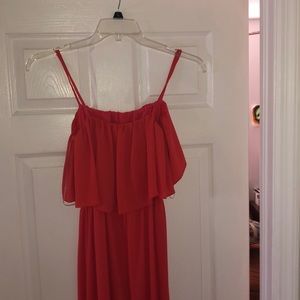 Elegant Coral jumpsuit